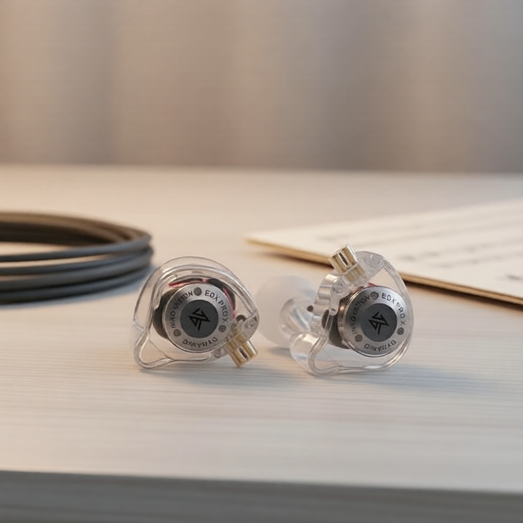 Tai nghe có dây KZ Edx Pro HiFi, âm bass chống ồn nổi, tai nghe thể thao & gaming cho âm nhạc hằng n