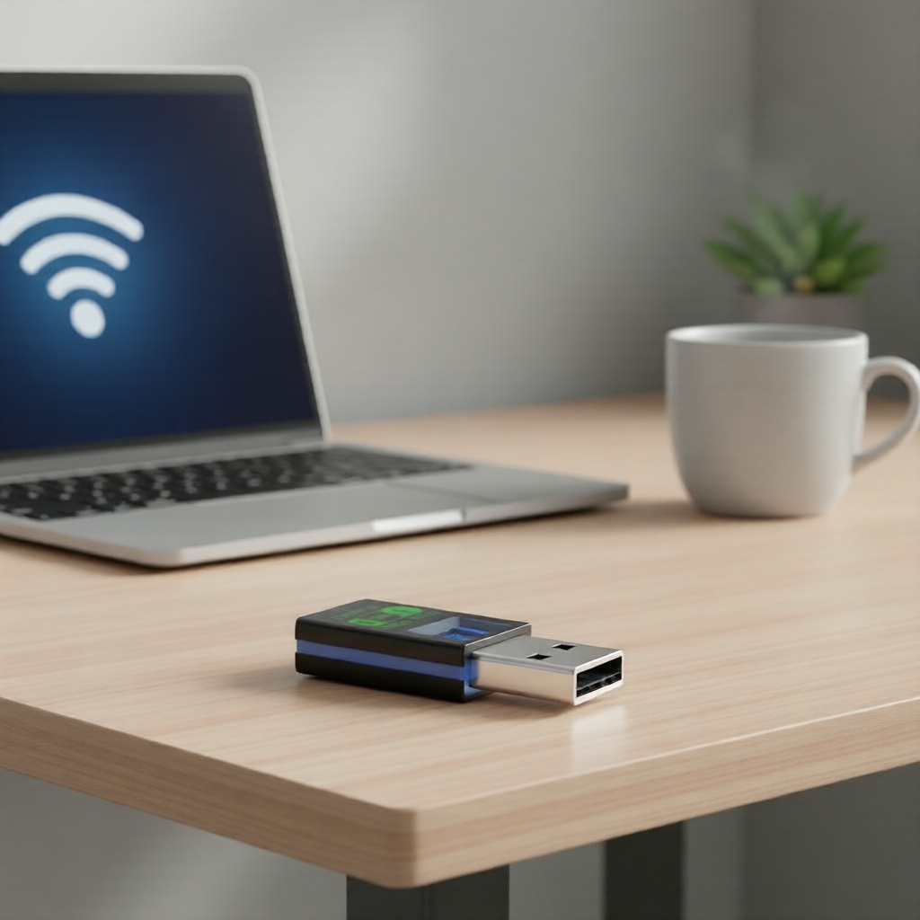 Bộ chuyển đổi WiFi 6E băng tần kép AX900 USB không cần cài driver, Bluetooth 5.4, card mạng không dâ