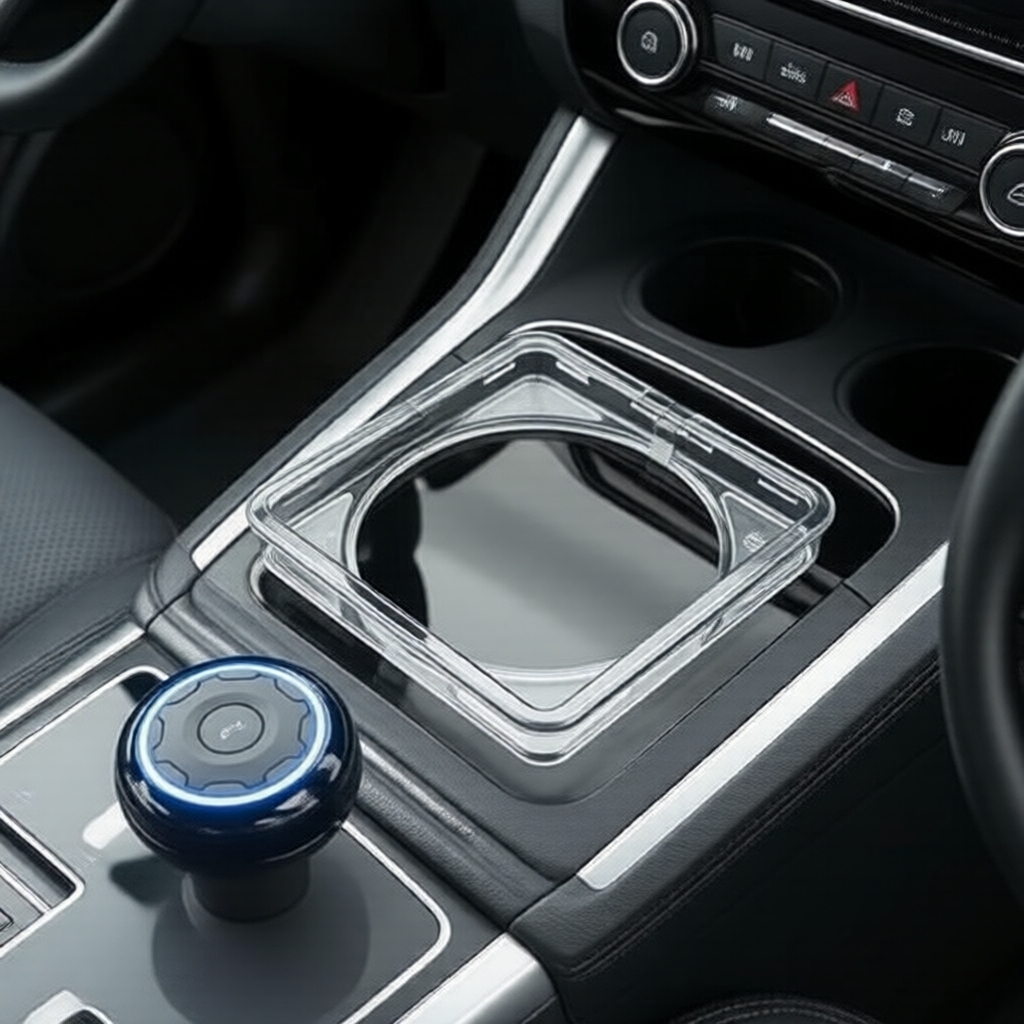 Ốp trang trí hộp số 4WD bằng nhựa ABS cho Ford Ranger T9 2023-2025