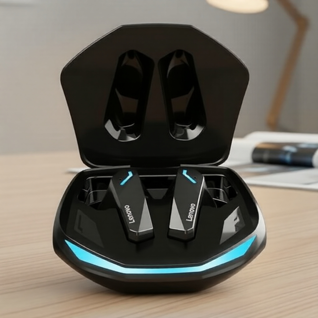 Tai nghe Bluetooth Lenovo GM2 PRO Đen, Tai nghe gaming nhét tai, Âm thanh HiFi, Độ trễ cực thấp