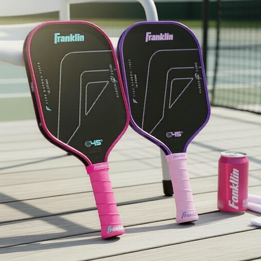 Bộ Vợt Pickleball 3 Lớp Carbon Fiber Parris Todd 13.25mm T700
