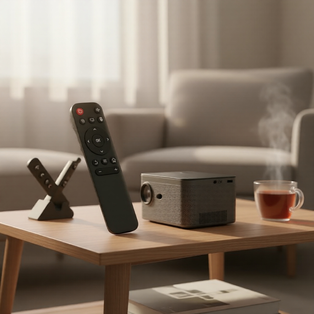 Điều khiển từ xa không dây thay thế cho HY300 HY320 Android TV Box Smart Projector