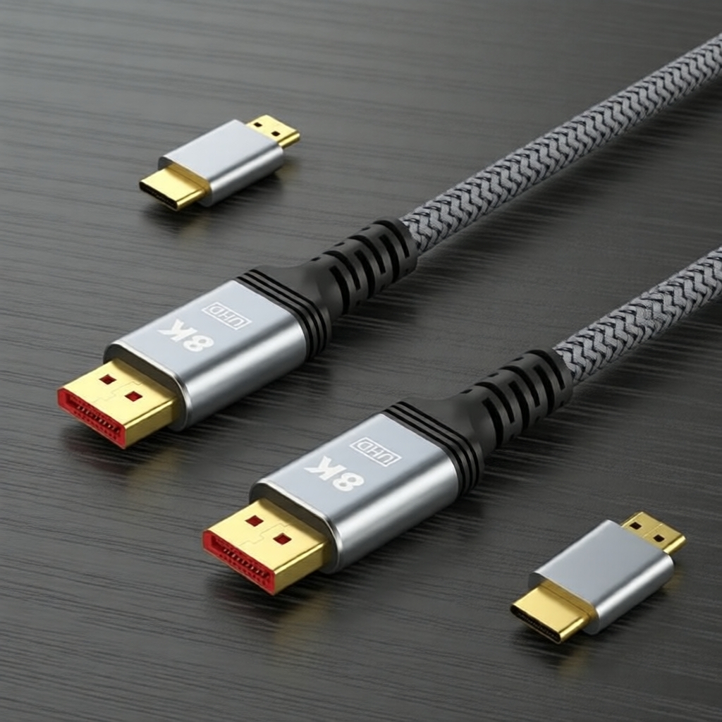 Cáp DisplayPort 1.4 4K 144Hz, 32.4Gbps HBR3, HDCP 2.2, cho màn hình UHD & card đồ họa