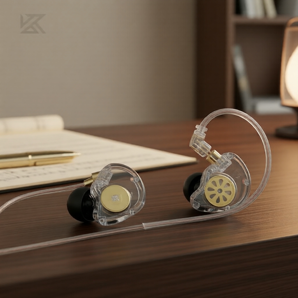 Tai nghe KZ EDX Lite IEMs Hi-Fi, âm bass động, chống ồn, dùng cho thể thao