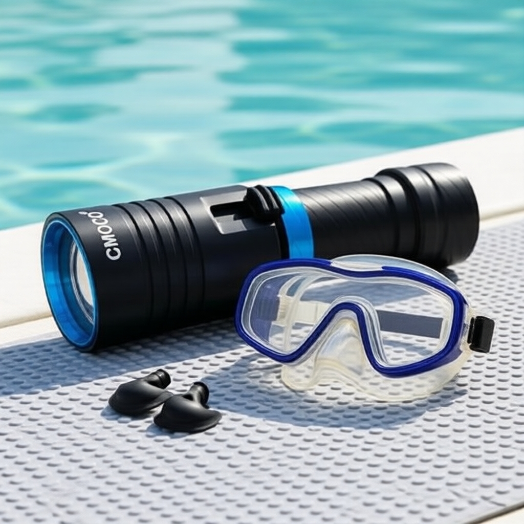 Đèn lặn CMOCO DV30 2500lm CREE XM-L2 LED chống nước, độ sâu 100m