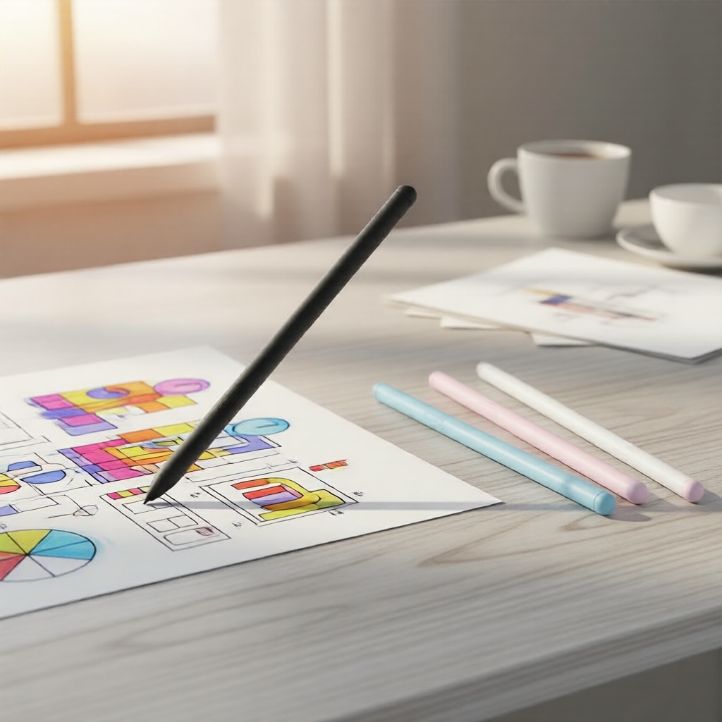 Samsung Tab S10 FE/S9 FE S Pen, 3 Ngòi Thay Thế, Viết Chính Xác, Chống Chạm Phím