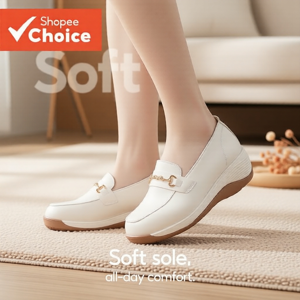 Giày lười nữ Lovito Casual Boat Shoes - Nhẹ, mã LFAS4002