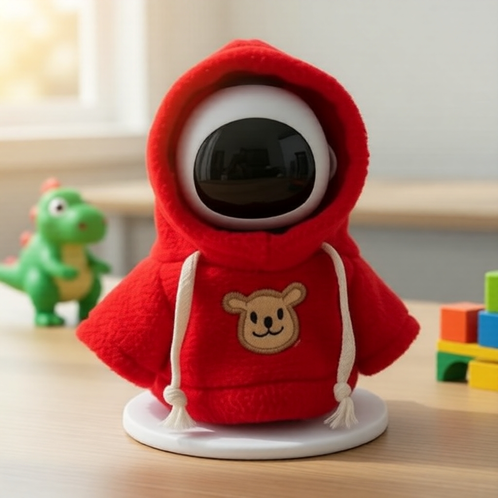 Đồ chơi robot Eilik với bộ phụ kiện độc quyền gồm mũ và khăn Giáng Sinh