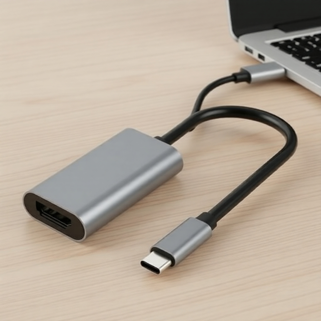 Cáp chuyển Type-C sang HDMI 4K cho MacBook, Chromebook, Samsung, Xiaomi