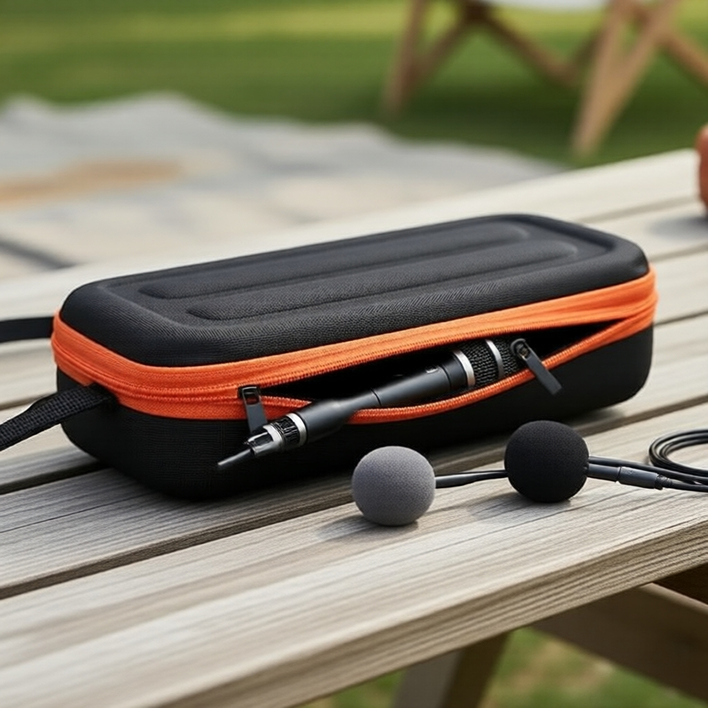 Phụ kiện JBL PartyBox Mic: Elite Hộp đựng di động cho 2 mic không dây
