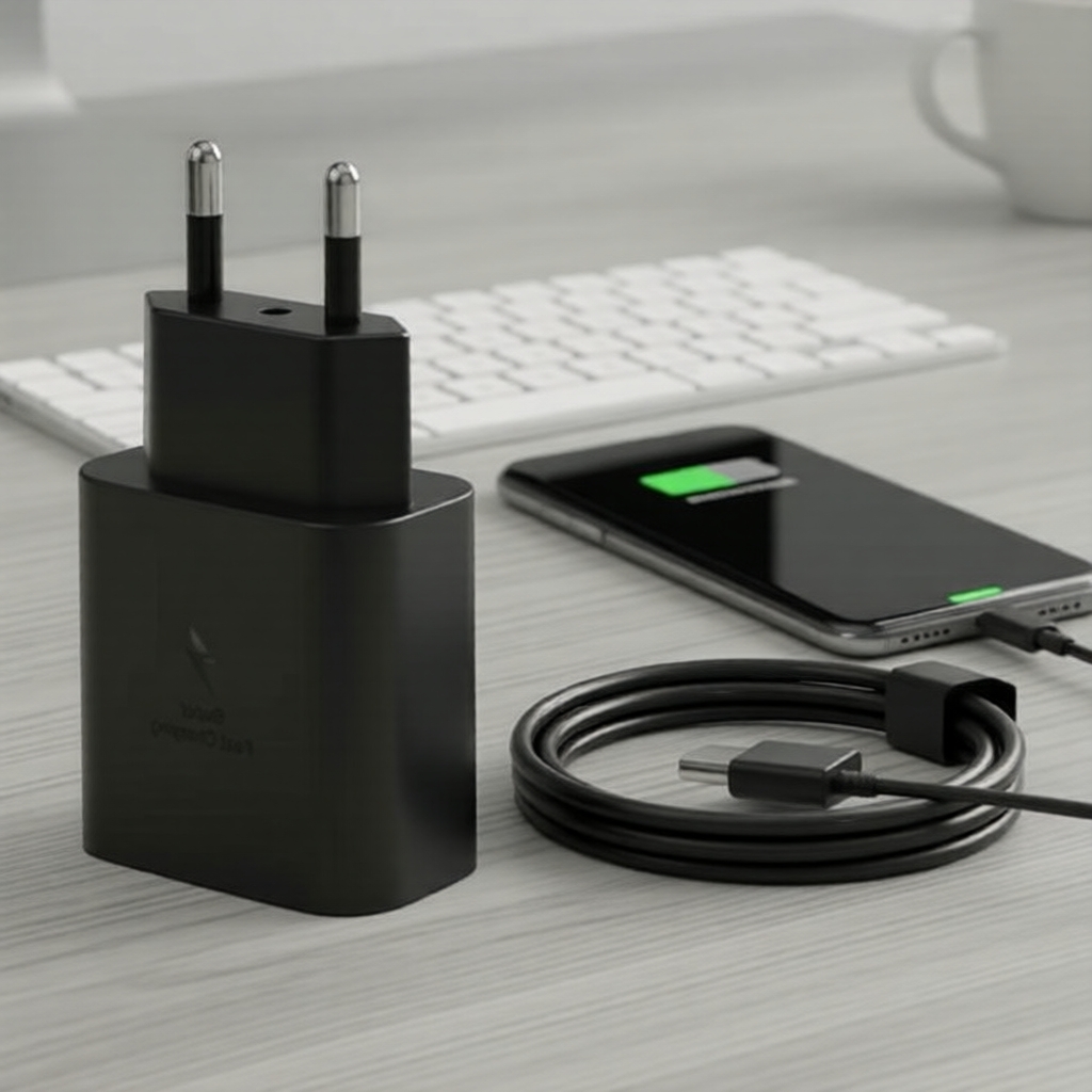 Cáp 1m & Adapter sạc nhanh 25W PD cho Samsung S25 Ultra