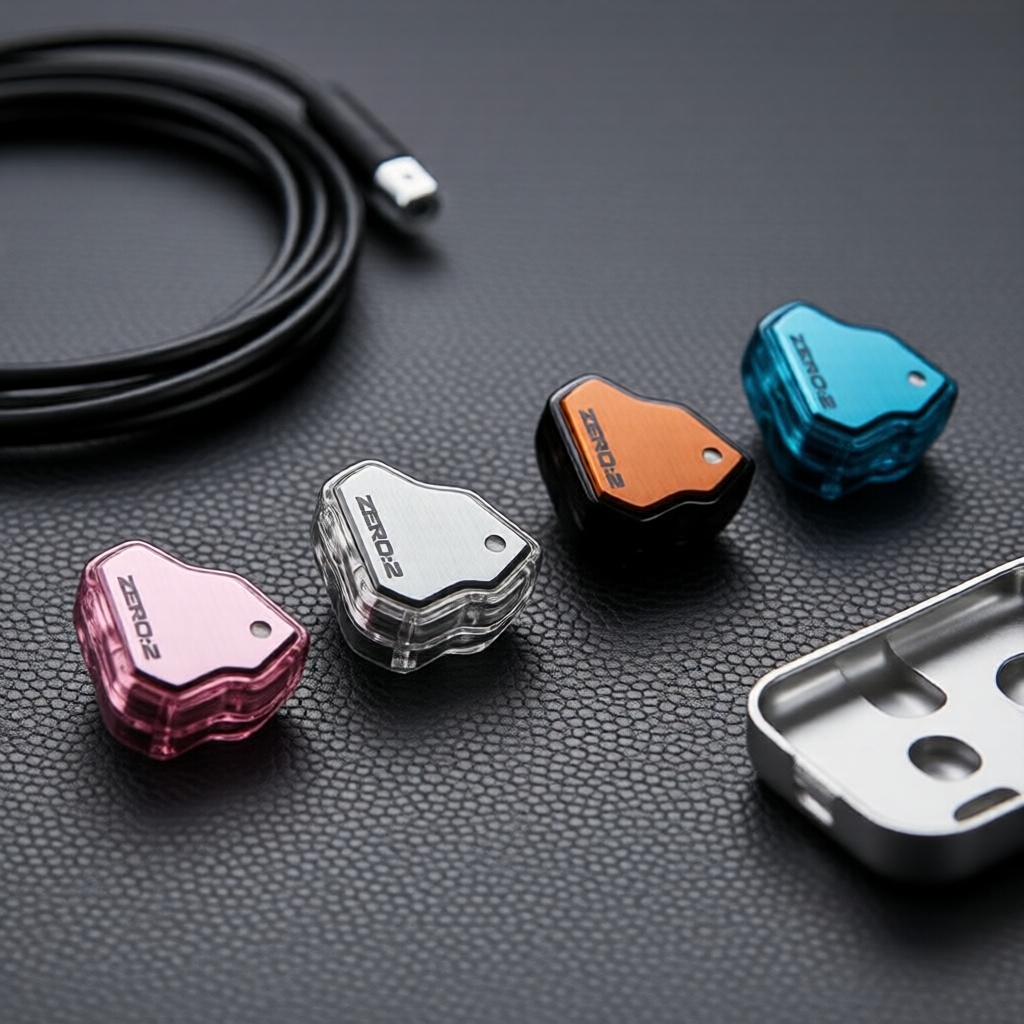 7Hz X Crinacle Zero 2 Tai nghe có dây HiFi, driver động 10mm, cáp tháo rời, phù hợp chơi game và ngh