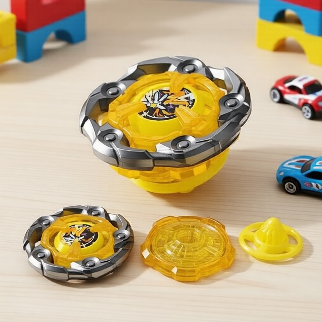 Beyblade X UX-03 Wizard Rod Bey Xtreme LED Grip Set Đồ chơi con quay kim loại chiến đấu