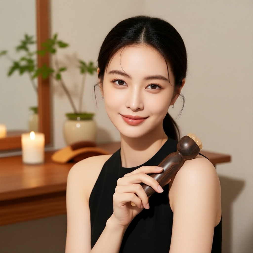 Dụng cụ Guasha vùng mắt, massage sừng kích thích huyệt và kinh mạch