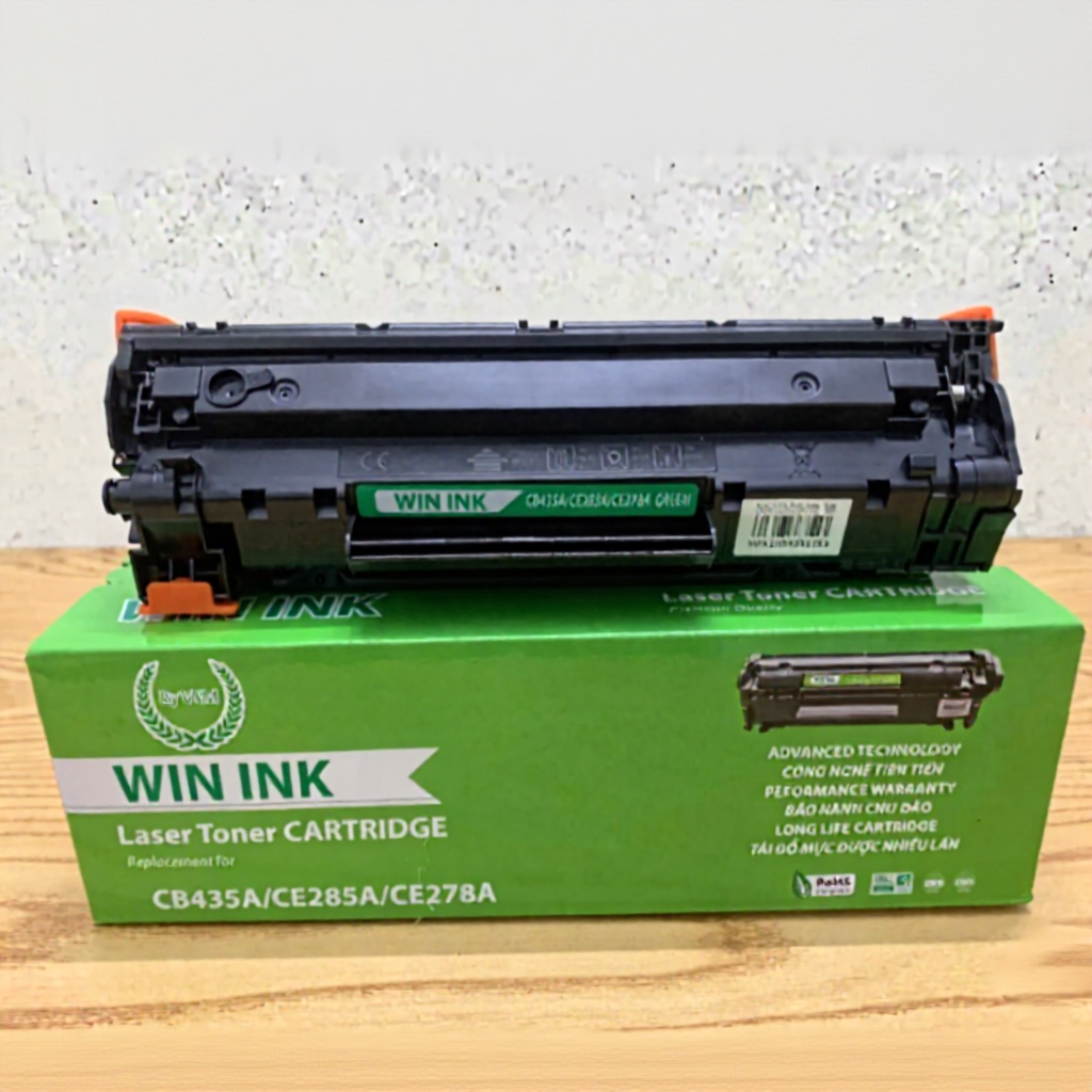 Hộp mực máy in Canon LBP 6030/6030w(mã mực 35A) hiệu Win Ink-Mới 100% có lỗ đổ mực, đổ thải, đã có s