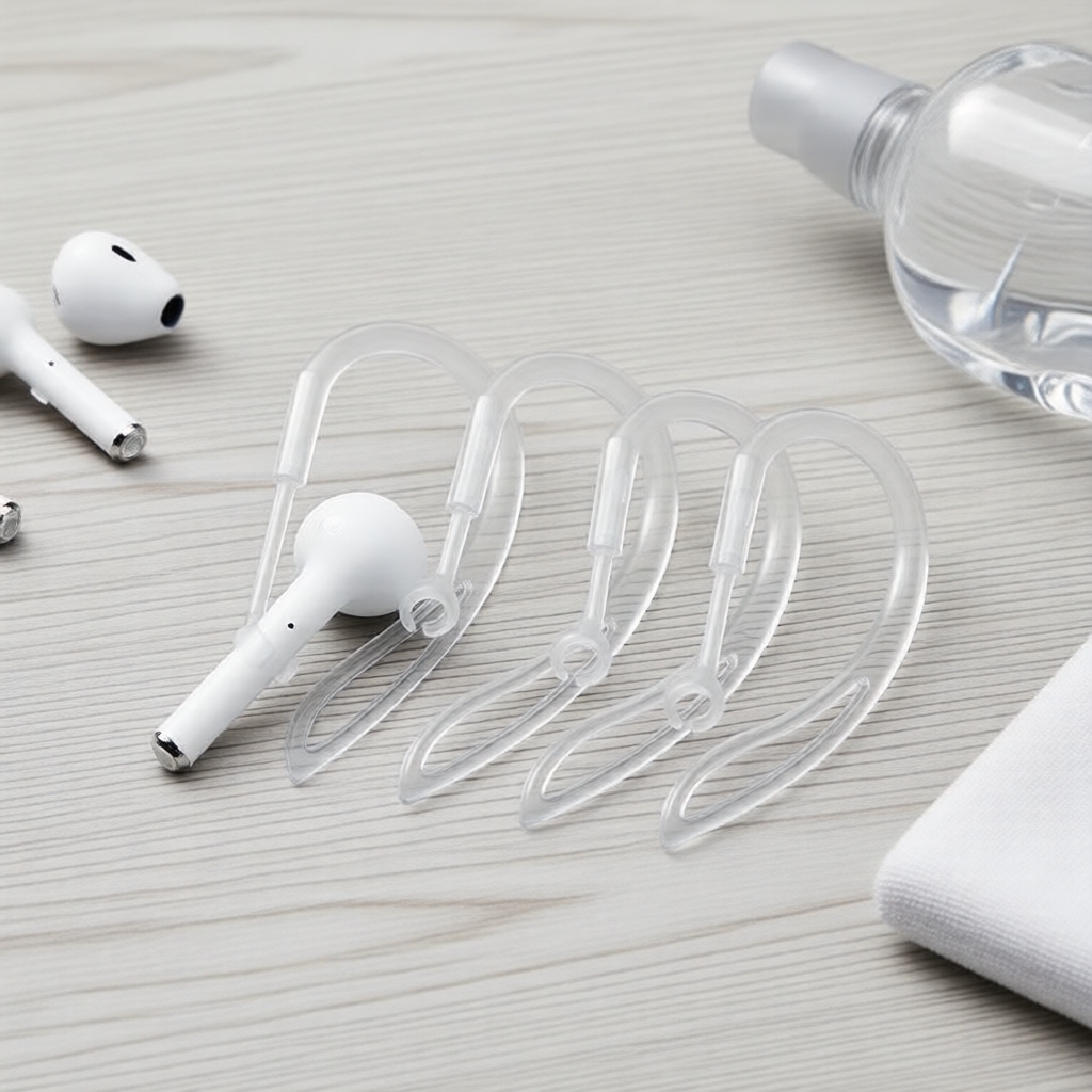 Móc tai silicone chống trượt, tương thích với Apple 1/2 & EarPods
