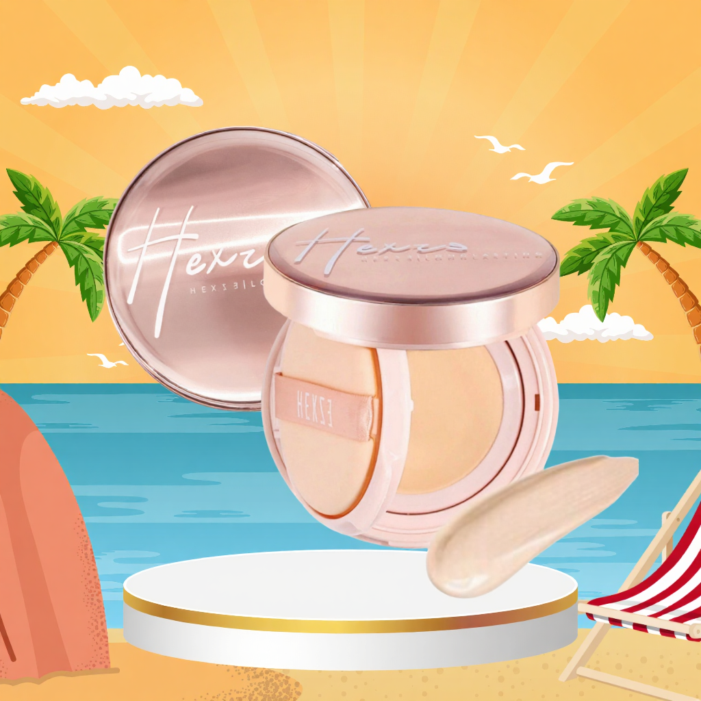 Phấn Nước Cushion Lâu Trôi Mịn Đẹp HEXZE 15g - TẶNG LÕI THAY THẾ