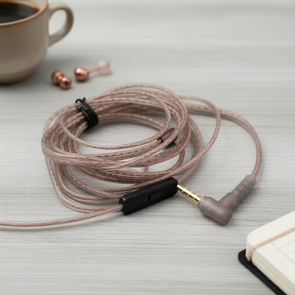 Cáp nâng cấp tai nghe KZ OFC không oxy Hi-Res cho KZ ZSN EDX EDC PRO CCA Castor
