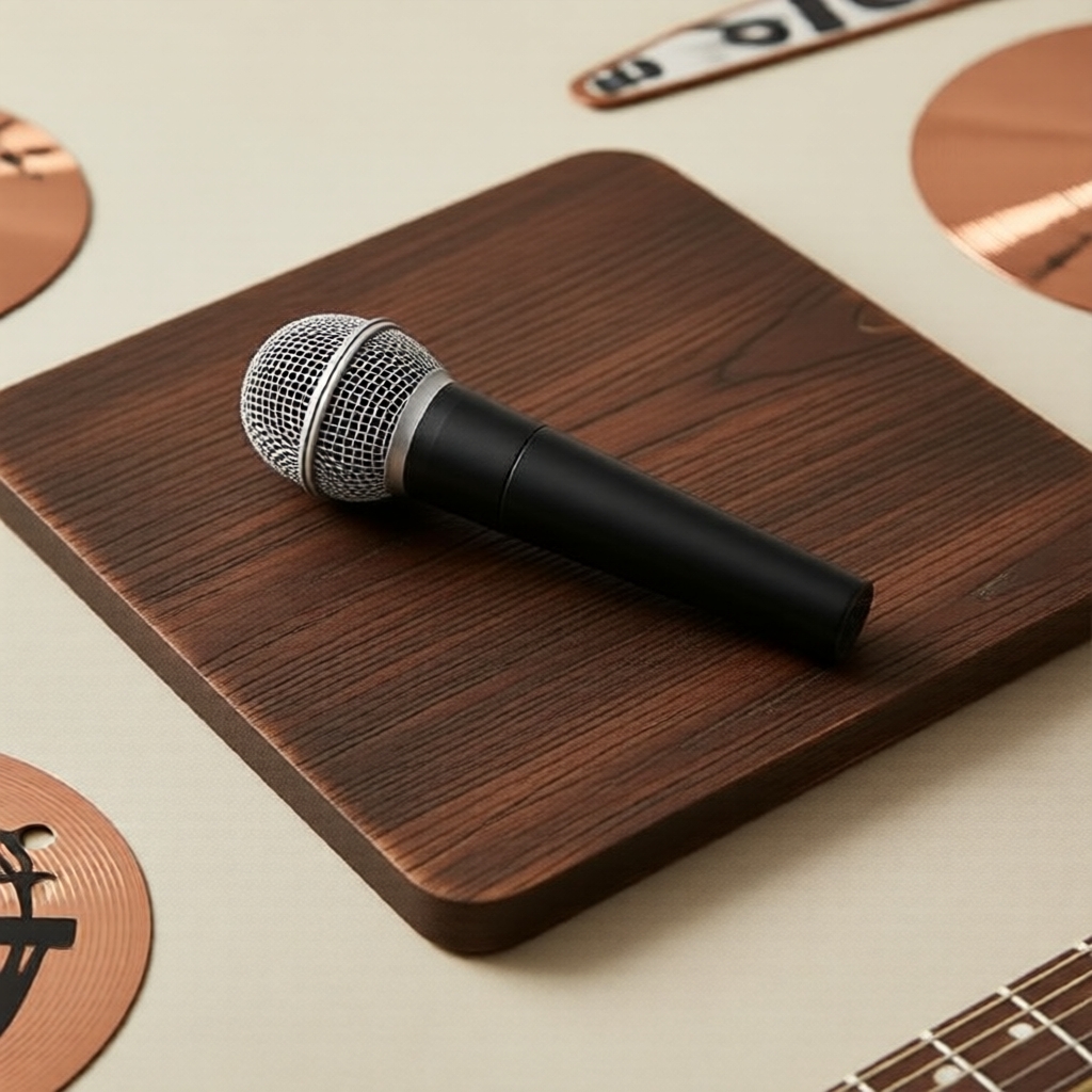 Shure SM57 SM58 Mic thu âm động Cardioid có dây cầm tay cho loa PA và bàn trộn, màu đen