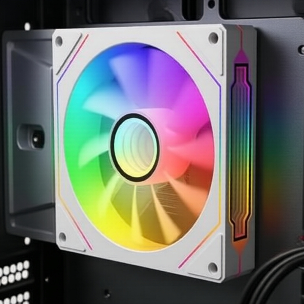 Bộ điều khiển quạt laptop ARGB Prism 4Pro với đèn màu, quạt CPU thế hệ 2/4 cho tản nhiệt vỏ PC