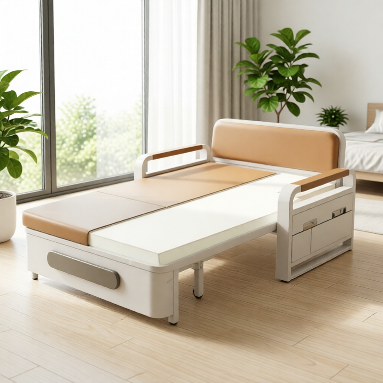 [DEAL HOT] Giường gấp gọn thông minh ECOBAM ghế sofa giường khung thép cho không gian nhỏ, sofa giường cho mọi nhà