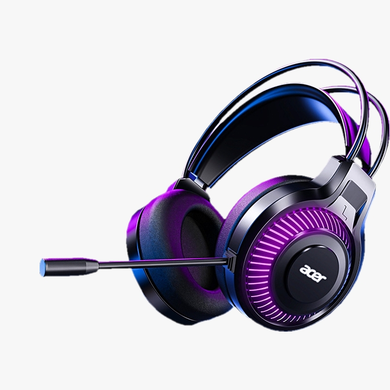 Tai Nghe Gaming acer OHW303 Có Micro Giảm Ồn / Âm Thanh Vòm 7.1 / Đèn RGB