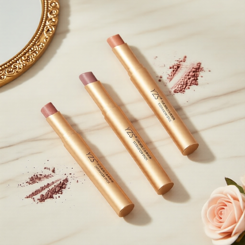 YZS Phấn Mắt Ombre Ánh Nhũ, Dạng Lì Dùng Một Lần