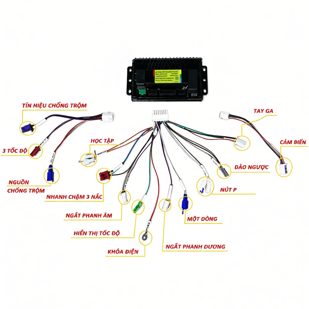 IC Đúc Xe Điện Đa Năng 350-500-800-2000W Chống Nước Không Cần Mắt Động Cơ