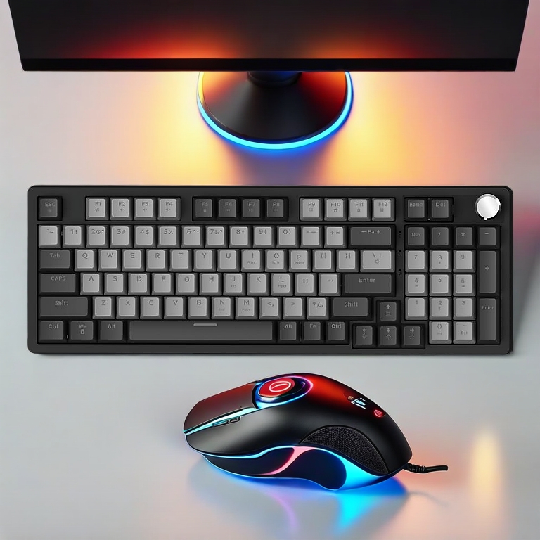 Bàn phím cơ Gaming ZA981 V4 - Núm kim loại - Full Anti-ghosting - Led RainBown - Red swtich