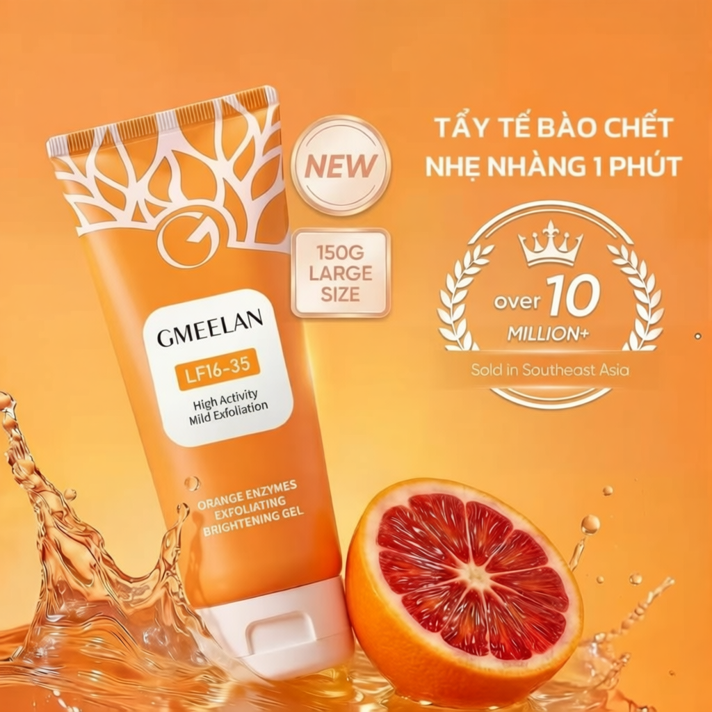 Gel Tẩy Tế Bào Chết Cam Enzyme GMEELAN 150g/160g