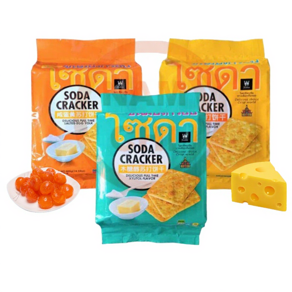 [GÓI 400G] Bánh Quy SODA CRACKER 400g - Thái Lan