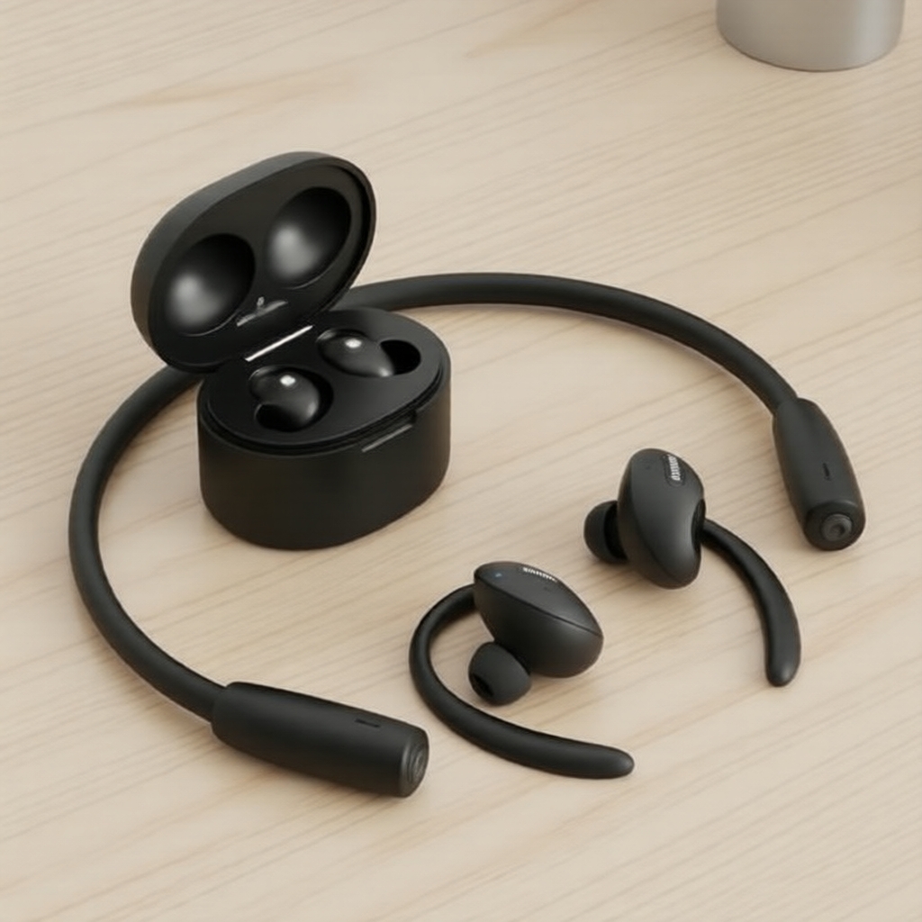 MINISO Tai nghe thể thao không che tai x15 pro, tai nghe bluetooth chống nước có mic, âm thanh nổi H