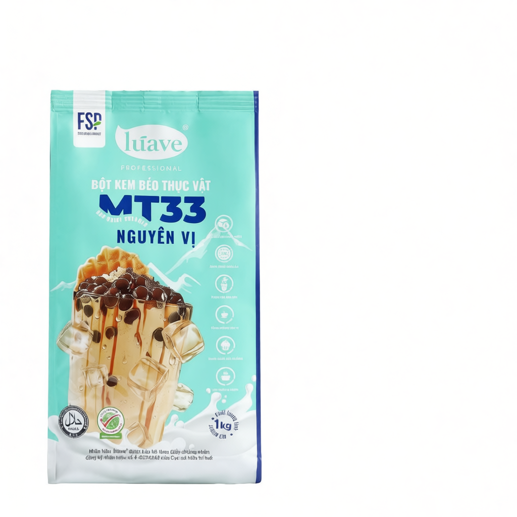 Bột Kem Béo Thực Vật Lúave MT33 1kg Vị Béo Ngậy Thơm Ngon Đậm Đà