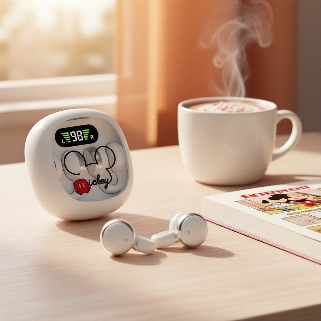 Tai nghe X31 Mickey, Thiết kế Phi thuyền thẩm mỹ, Thời lượng pin cả ngày