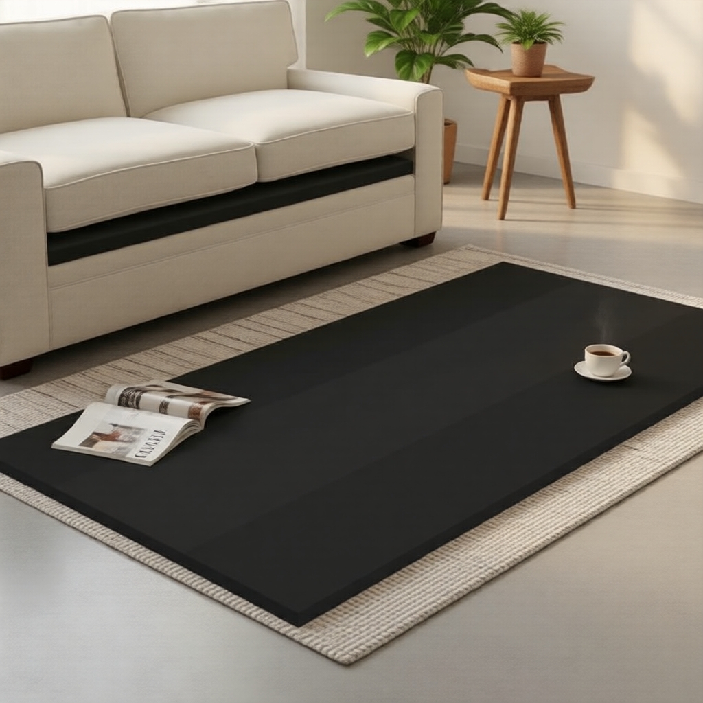 Đệm sửa chữa sofa mút xốp dày 44x20 inch – Xám/Đen, 1 miếng, sửa chữa đệm ghế lún