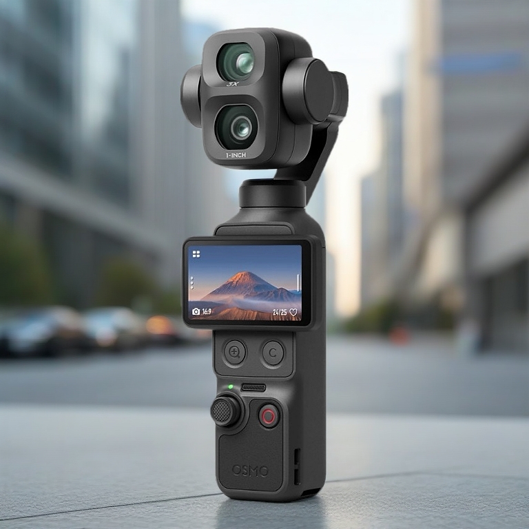DJI Osmo Pocket 4P Vlog Combo - Camera Gimbal 4K | ActiveTrack 7.0 | CMOS 1 Inch | 107GB Bộ Nhớ Trong | Chính Hãng BH12T