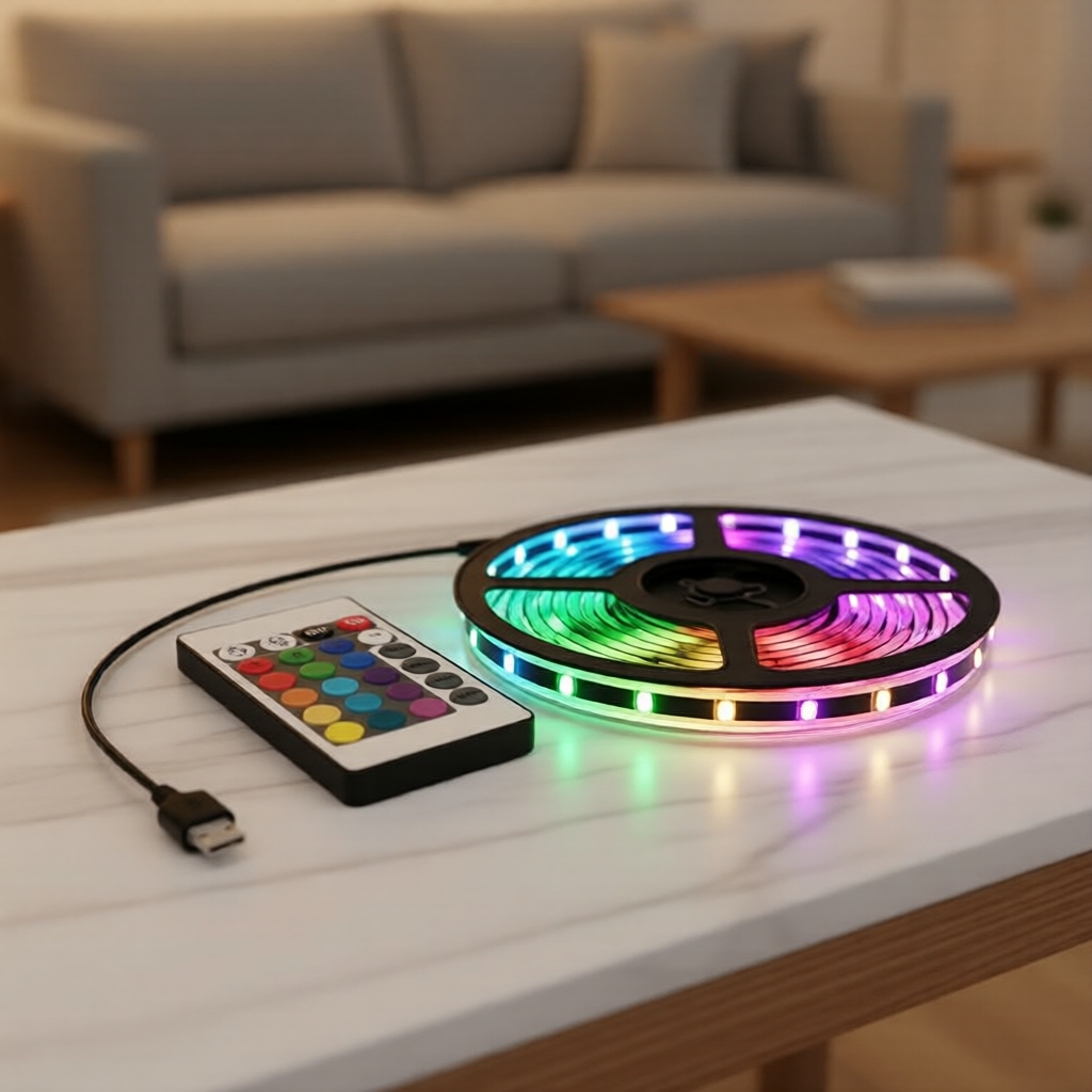 Đèn LED dây RGB Music Sync dài 5-20m trang trí phòng tiệc