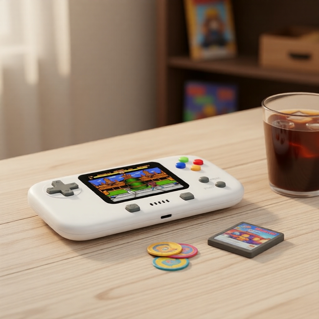Máy chơi game cổ điển GAMINJA GC76 400 trò chơi, màn hình HD 2.8 inch, kết nối TV