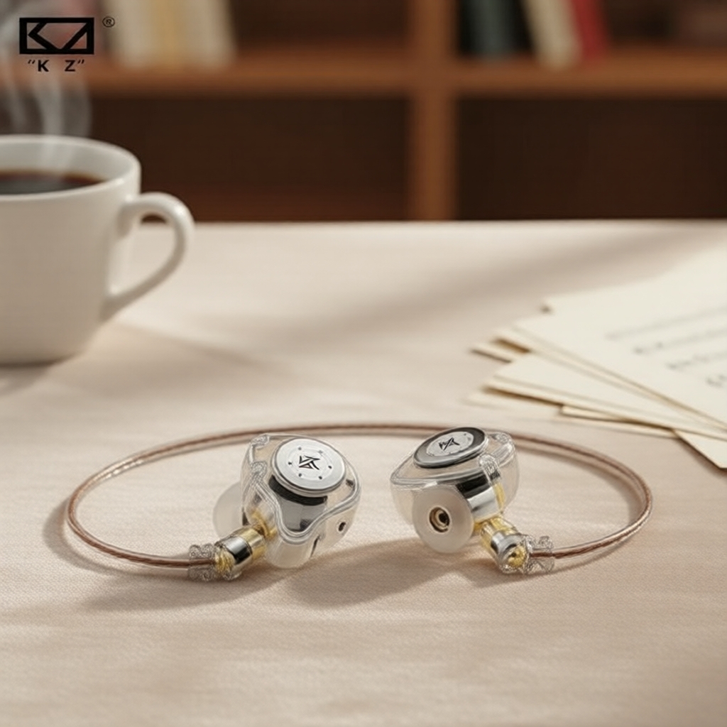 Tai nghe nhét tai KZ EDX PRO 1DD, âm trầm mạnh, HiFi cho game thủ & audiophile