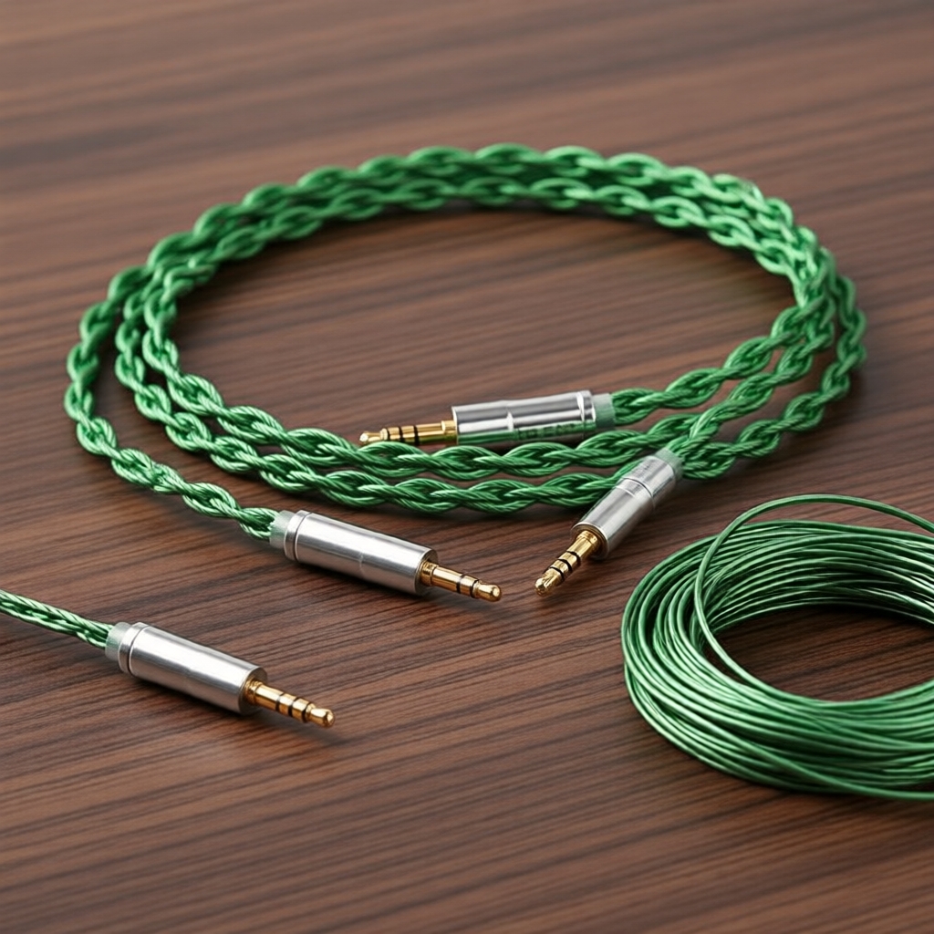 KBEAR Aegis Pro/Elite/X Dây Cáp Tai Nghe Nâng Cấp HiFi OFC Mạ Bạc