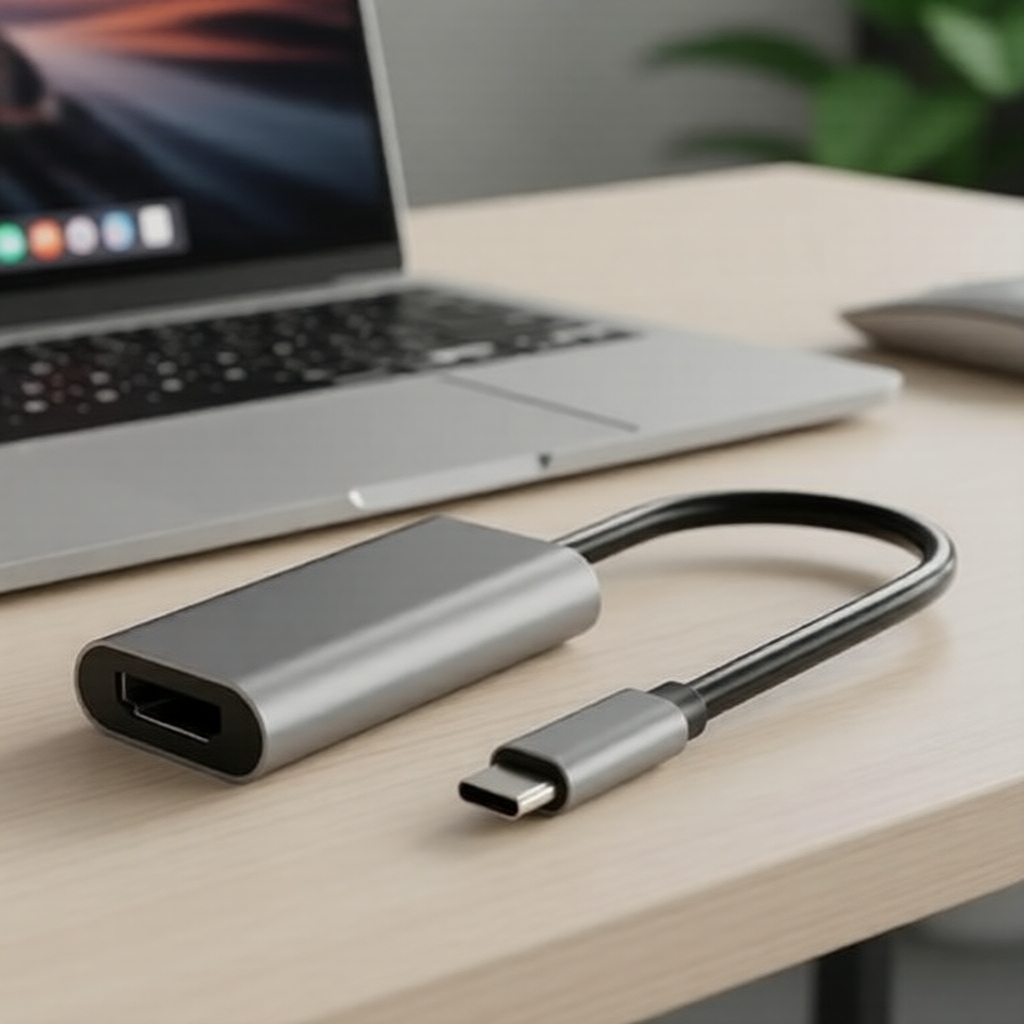 Cáp USB Type-C sang HDMI 4K tương thích cho MacBook, Chromebook, Samsung, Xiaomi