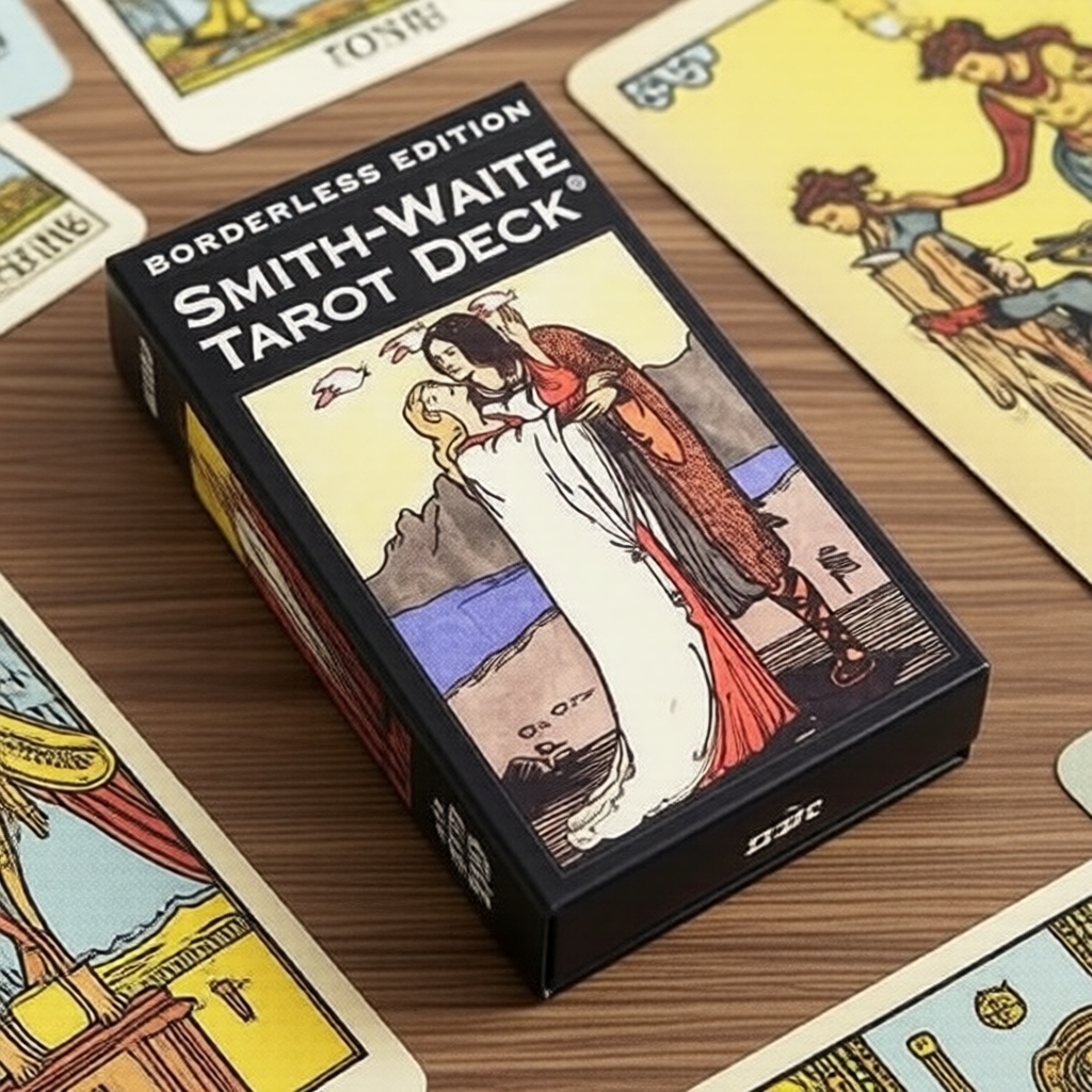Bộ bài Tarot RWS Không Viền Thân Thiện Cho Người Mới – 78 Lá Cho Bói Toán & Phù Thủy