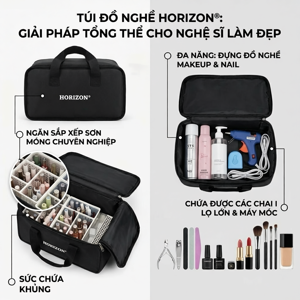 Cốp Đựng đồ đa năng HORIZON. Tiện lợi, Đa năng, Chống Thấm nước