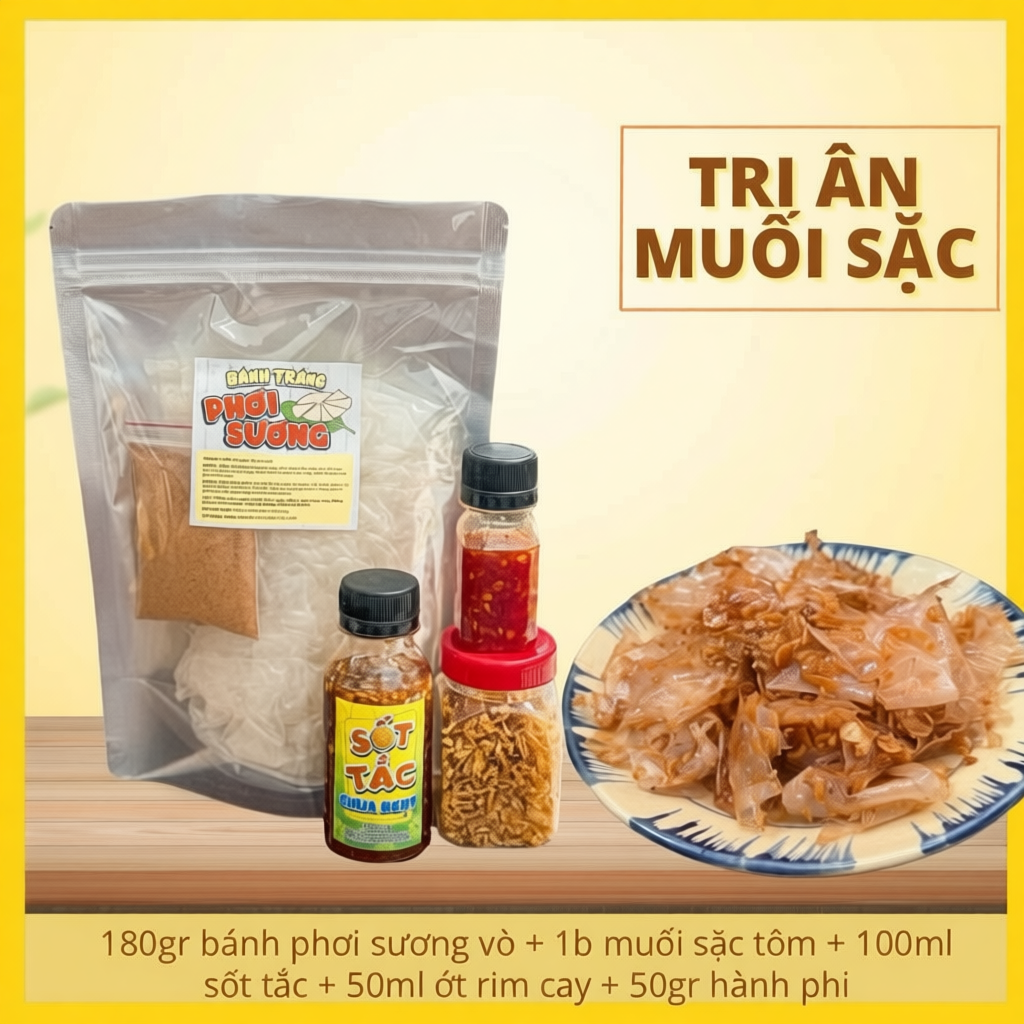 Set Bánh Tráng Muối Sặc Tri Ân Đủ Vị