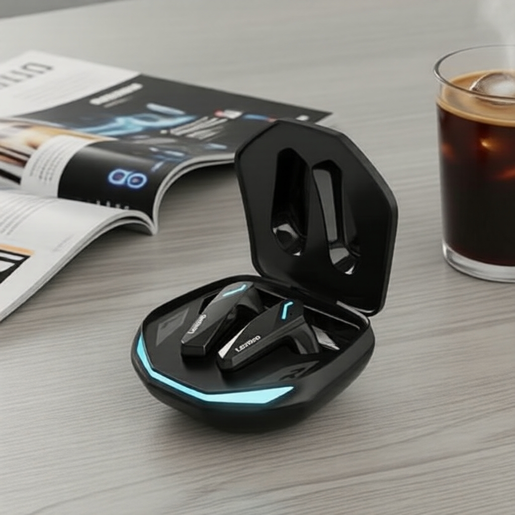 Tai nghe Bluetooth Lenovo GM2 Pro, thiết kế nhét tai chống nước, âm thanh Hi-Fi độ trễ thấp