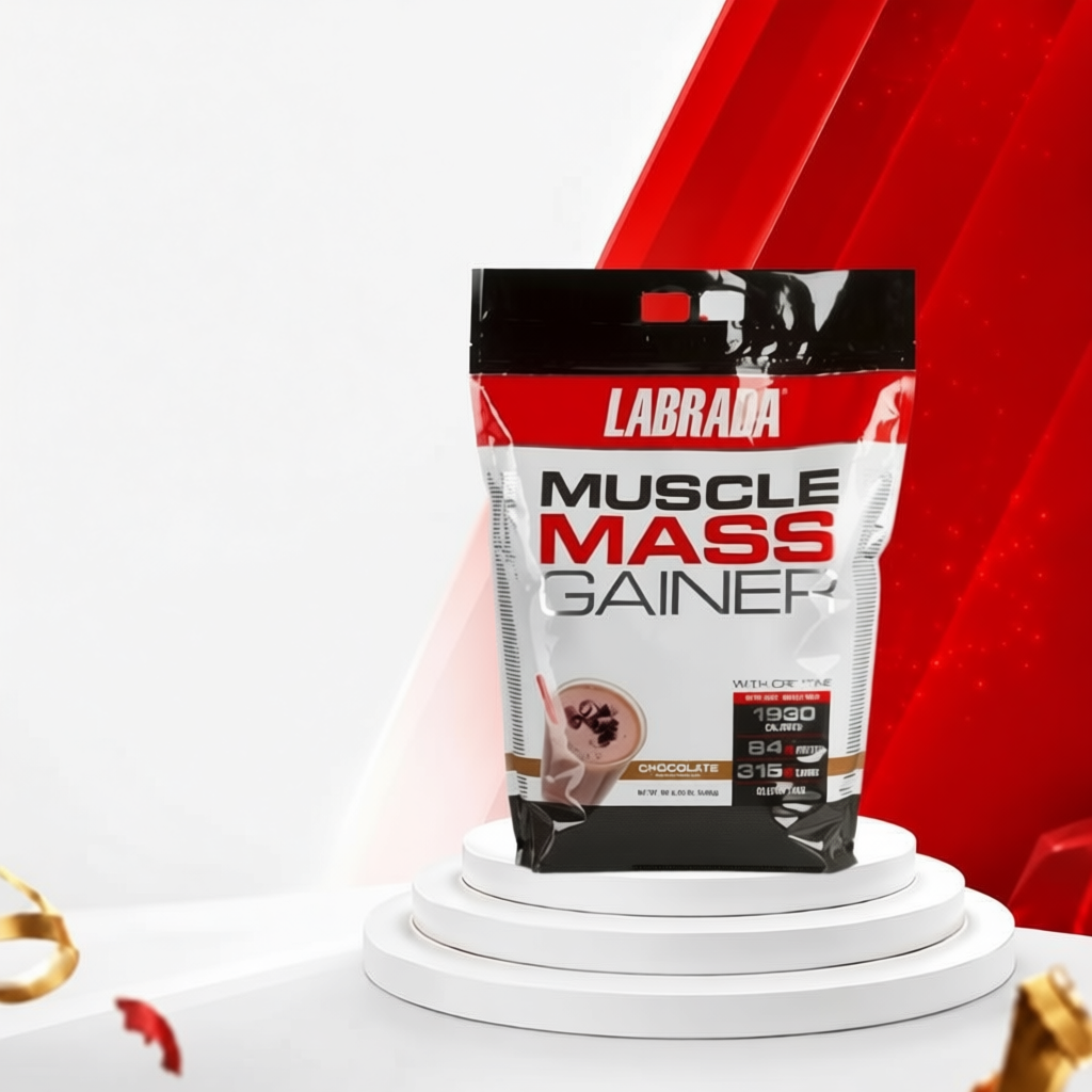 Sữa tăng cân nhanh vượt trội Labrada Muscle Mass Gainer 12Lbs (5443g)