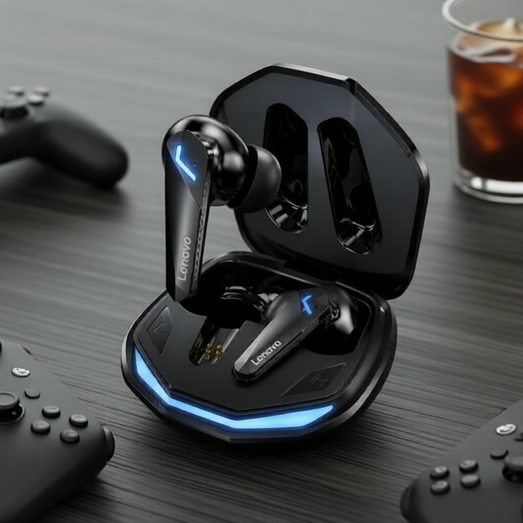 Tai nghe Lenovo GM2 PRO, Bluetooth 5.3, trễ thấp, HiFi, dùng cho chơi game, du lịch & làm việc