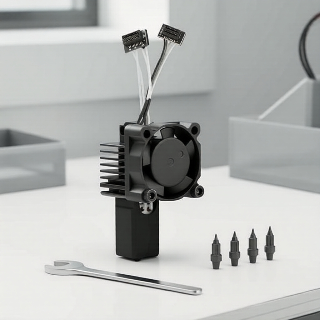 Bộ Hotend Máy In 3D có Quạt Làm Mát cho Bambu Lab P1P/P1S