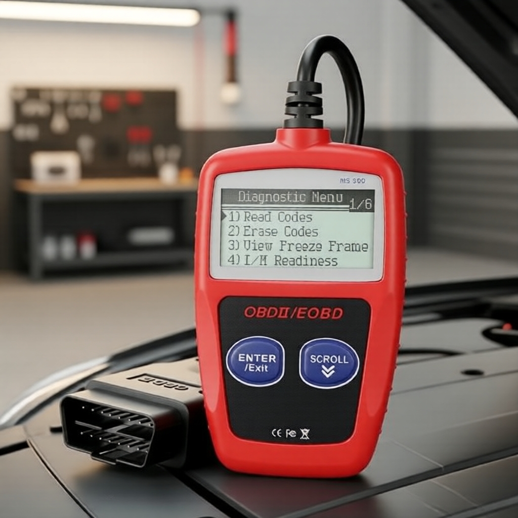 Công cụ quét chẩn đoán OBDII CAN MS309: Xóa mã lỗi & Xem trạng thái khí thải