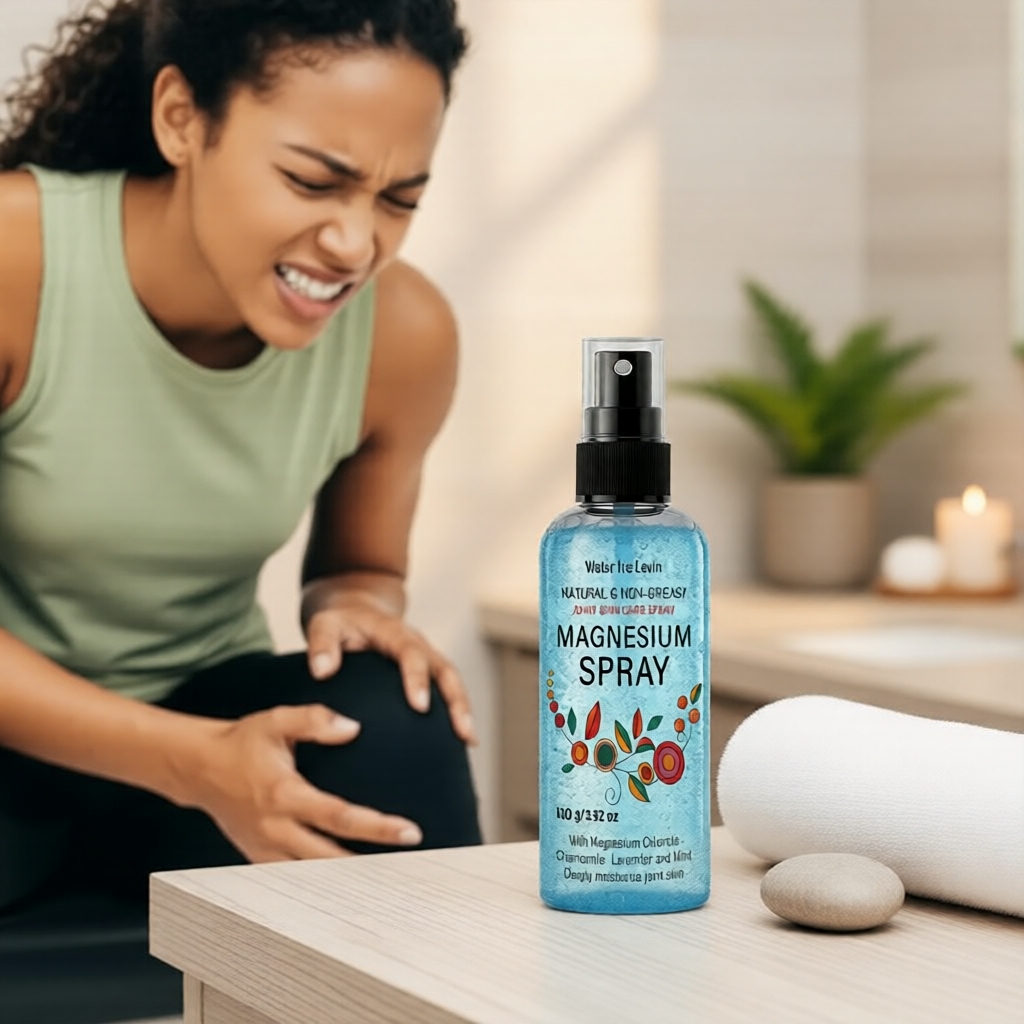 Xịt khớp Levina 100g nước đá - Công thức không nhờn, tự nhiên với cúc La Mã, oải hương & bạc hà